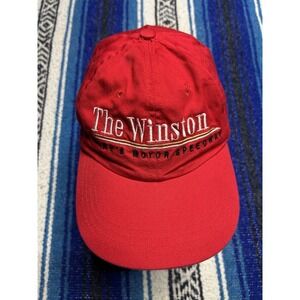 Vintage 2001 The Winston NASCAR NC State Highway Patrol Hat Red Racing Cap